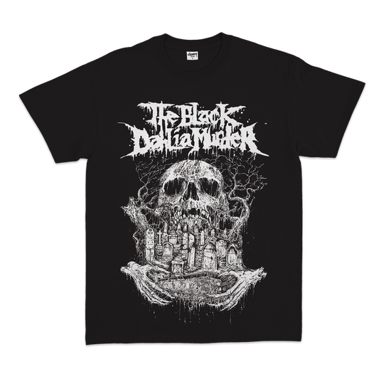 Black Dahlia Skull tee