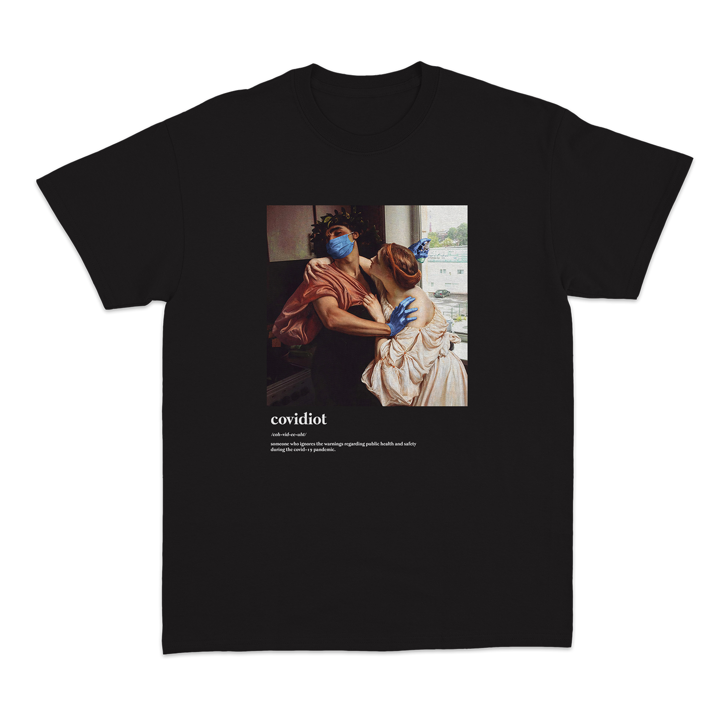 Covidiot tee